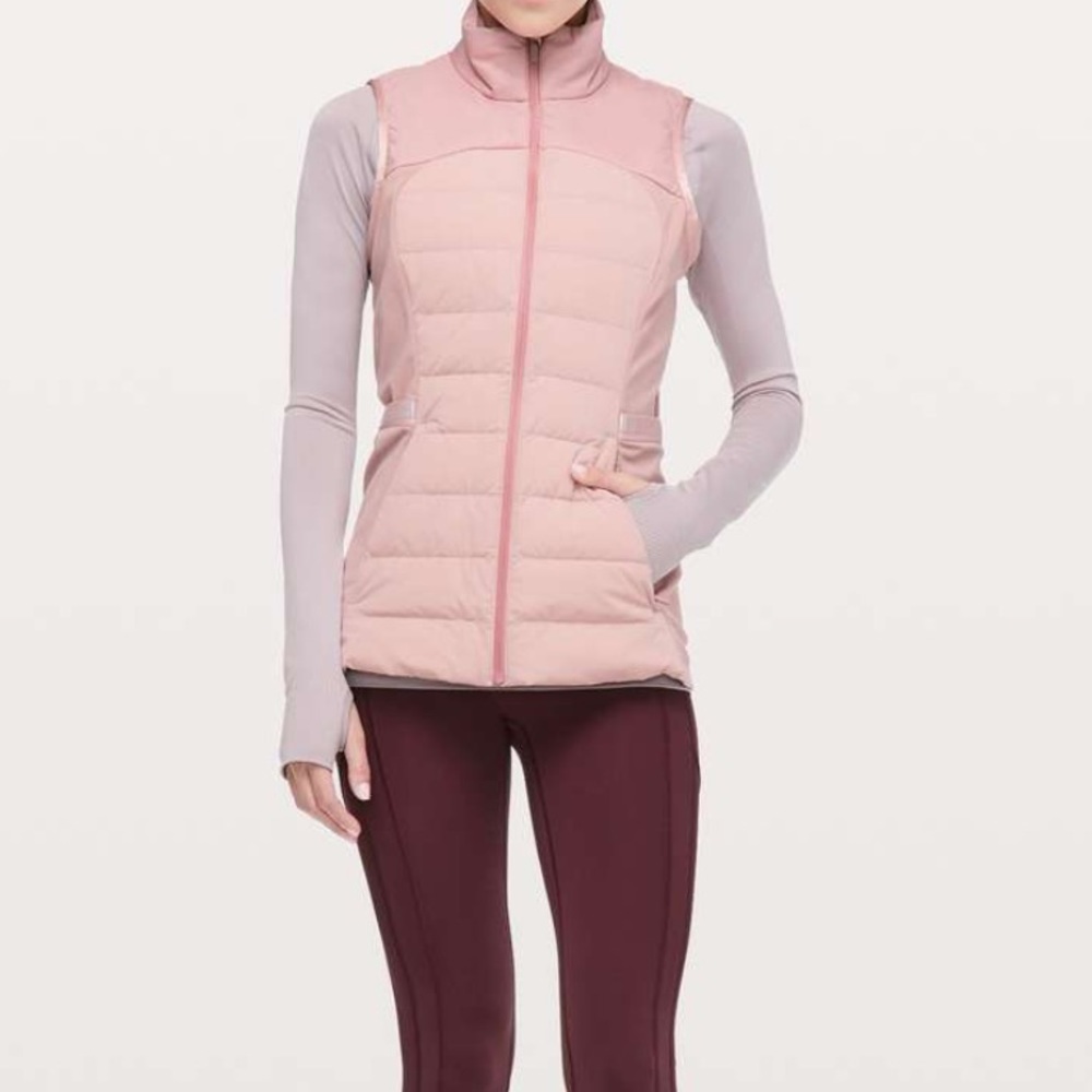 NWOT Lululemon- Pink Down Vest